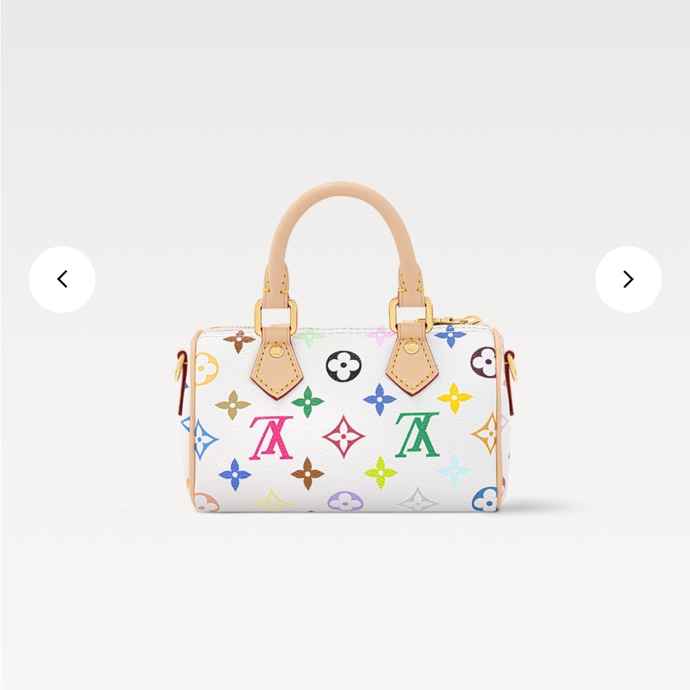 Louis Vuitton Murakami Nano Speedy Multicolor Monogram Handbag New with Tags - Picture 3 of 8